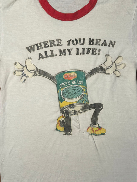 Vintage ‘Where You Bean All My Life’ Ringer T-shirt (L)