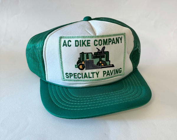 Vintage AC Green Dike Company Trucker Hat