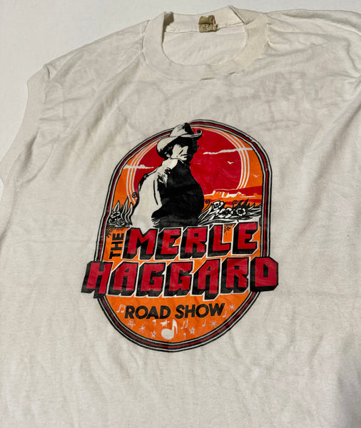 The Merle Haggard Road Show Vintage Sleeveless Tank (M-L)