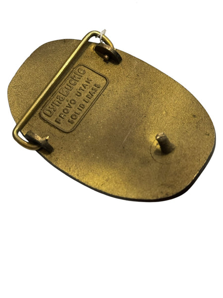 Vintage Belt Buckle - Brahma Bull