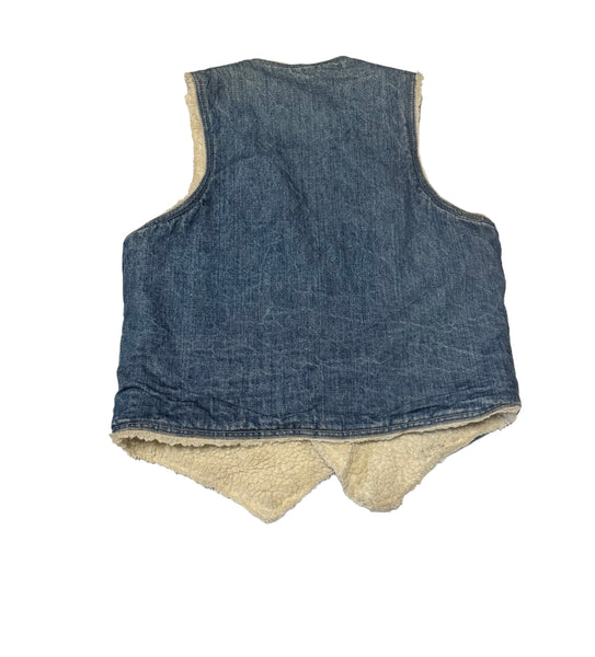 Vintage Levi Denim Vest - Sherpa (M)