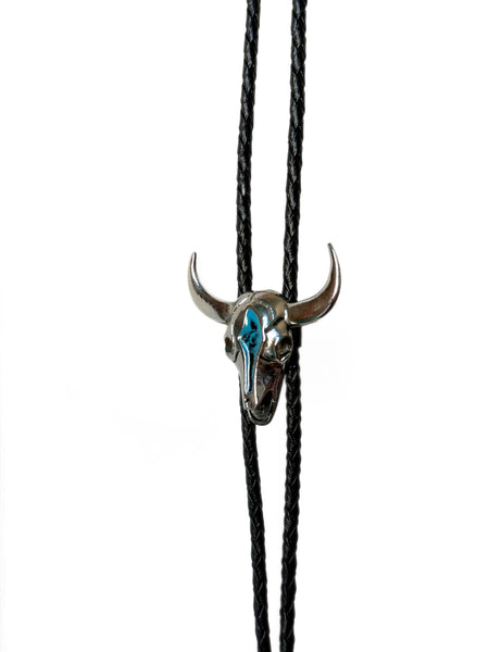 Bolo Tie - Long Horn,  Made in USA