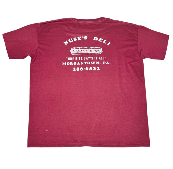 Nuse’s Deli - Burgundy T-shirt (L)