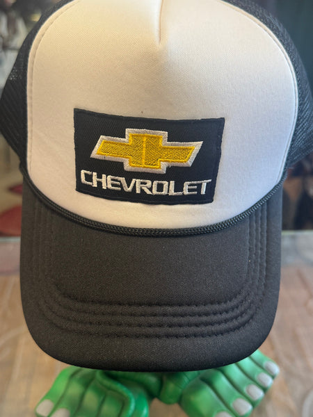 Chevrolet - White & Black Trucker Hat