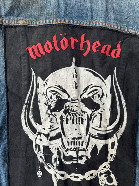 Vintage Motörhead & AC/DC Denim Vest (S)