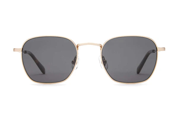 Crap Eyewear - The Groove Pilot - Brushed Gold & Tortoise Bio / Polarized Grey