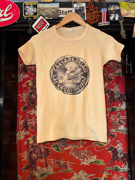 Vintage Caesars Palace Las Vegas Ringer T-shirt (XS)