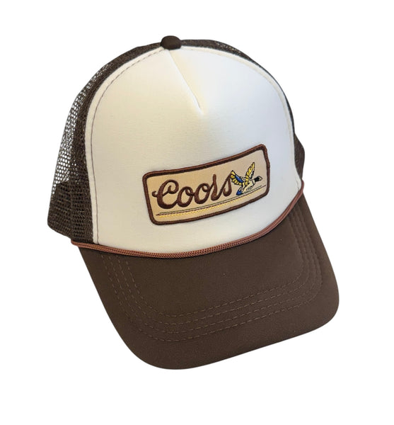 Coors Duck - White & Brown Trucker Hat
