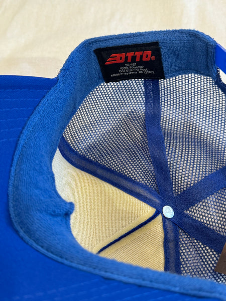 Vintage Hump Trips Blue Trucker Hat