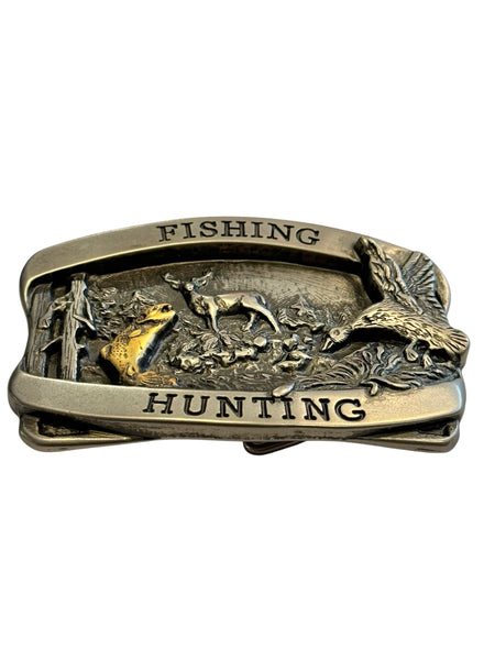 Fishing & Hunting Belt Buckle