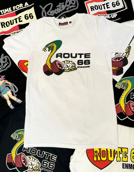 Route 66  Cobra T-Shirt - White