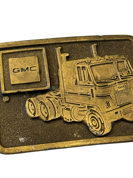 Vintage Belt Buckle - GMC Truck
