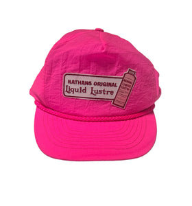 Vintage Pink Fluro Hat - Liquid Lustre