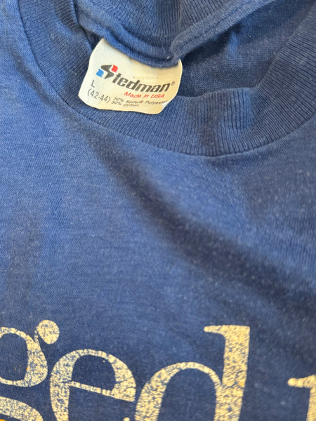 Vintage Aged To Perfection Blue T-shirt (L)