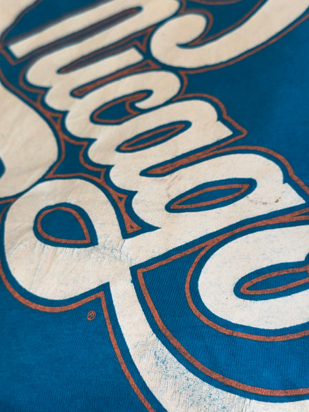 Vintage Chicago Teal Blue 1986 T-shirt (L)