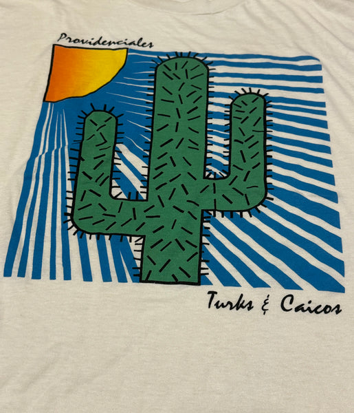 Vintage Cactus Turks & Caicos T-shirt (XL)