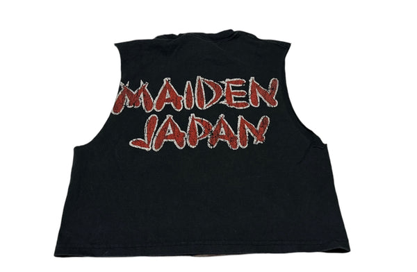 Vintage Iron Maiden Japan Tour Cropped Singlet Tee (S)