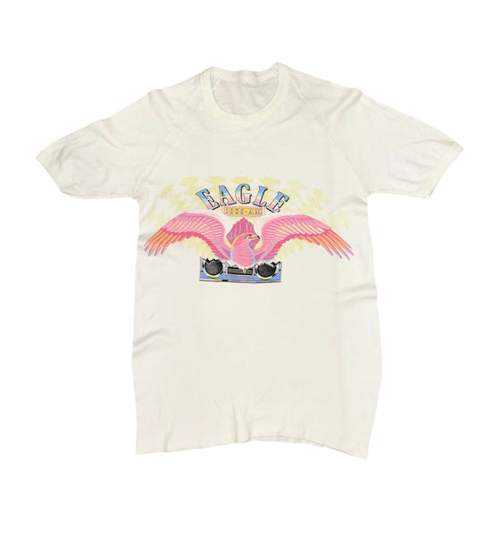 Vintage Eagle 1080.AM Ringer T-shirt (S/M)