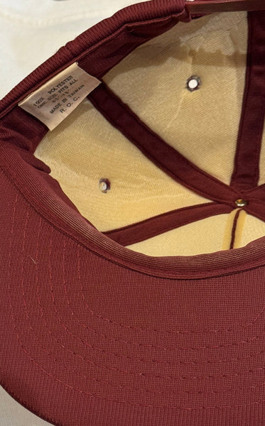 Vintage Afton Welding Burgundy Trucker Hat