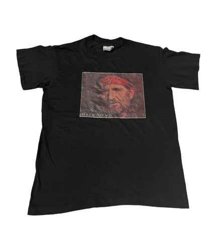 Vintage Willie Nelson Photograph T-shirt (XS-S)