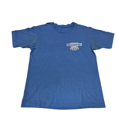 Vintage Blue Guys & Gals Dart league  T-shirt (L)