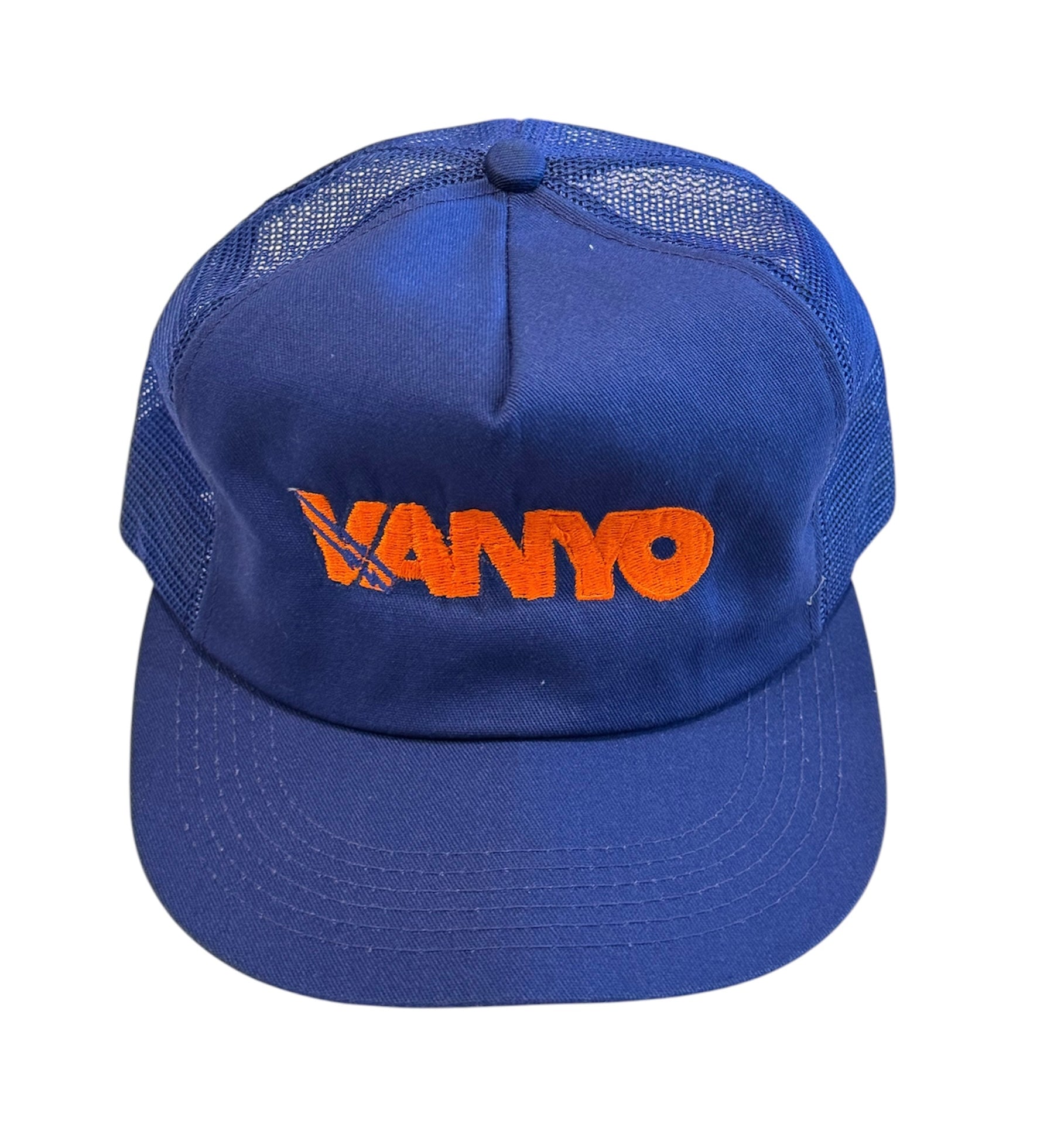 Vintage VANYO Blue Trucker Hat