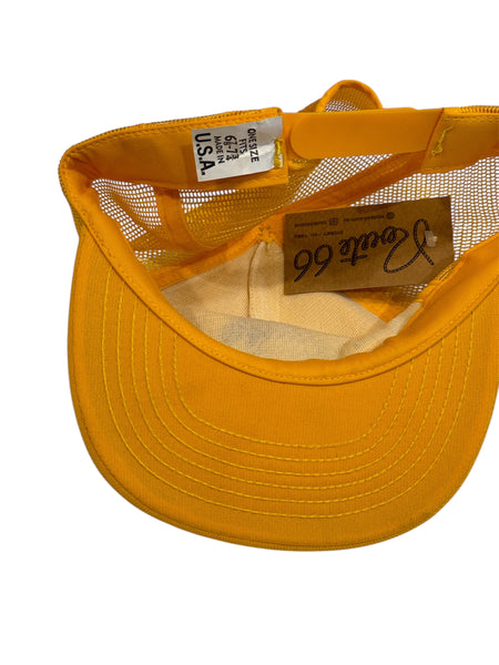 Vintage Yellow District Auto Supply Trucker Hat