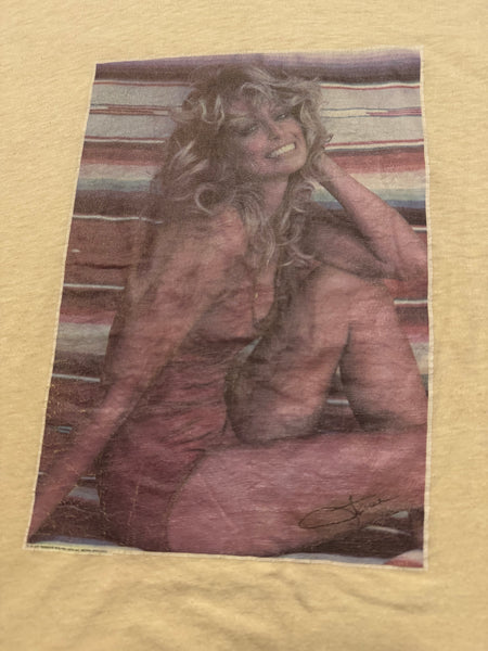 Vintage Farrah Fawcett - Cream/Yellow T-shirt (M/L)