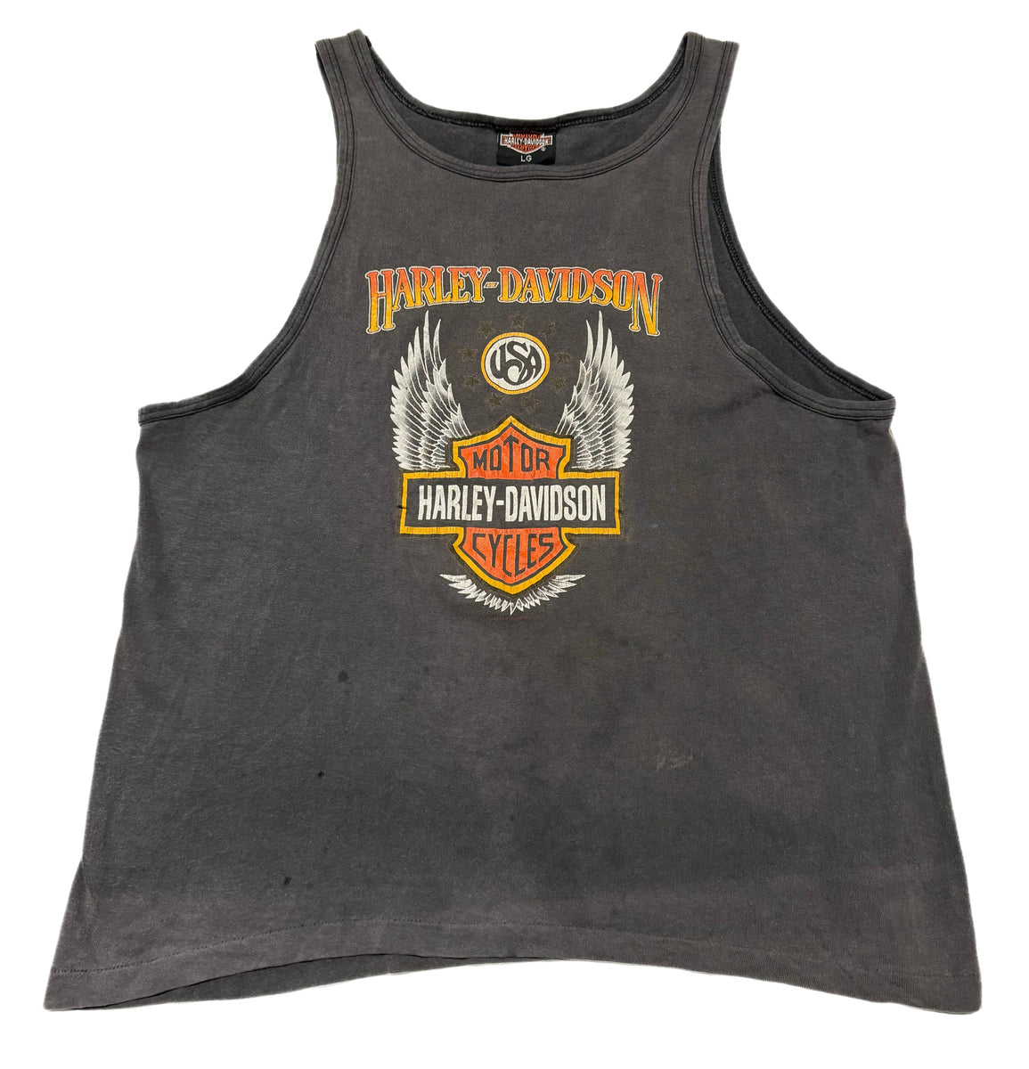 Vintage Harley Davidson Grey Singlet (L) – Route 66 Sydney