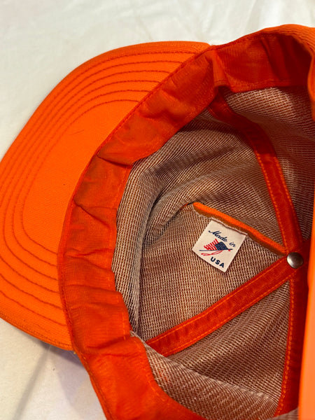 Vintage Orange Mostoller’s Deer Trucker Hat