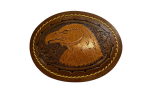 Leather Eagle Belt Buckle