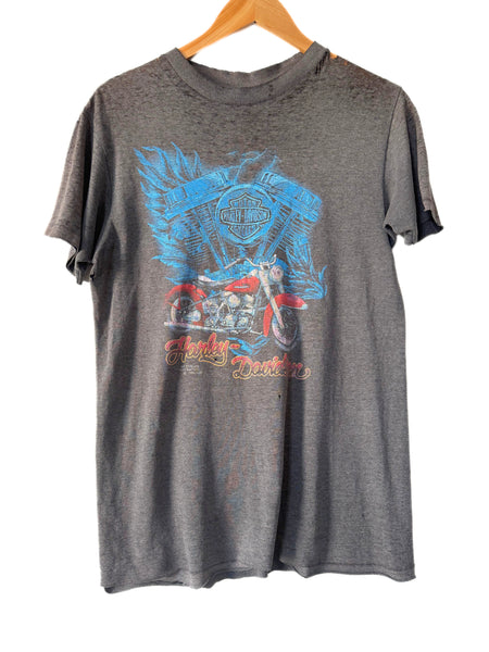 Vintage 3D Emblem Harley Davidson T-shirt (M)