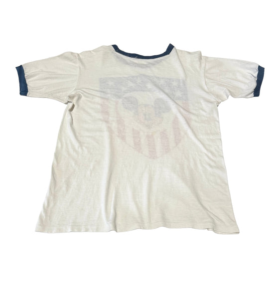 Vintage USA Mickey Mouse Ringer T-shirt (M)