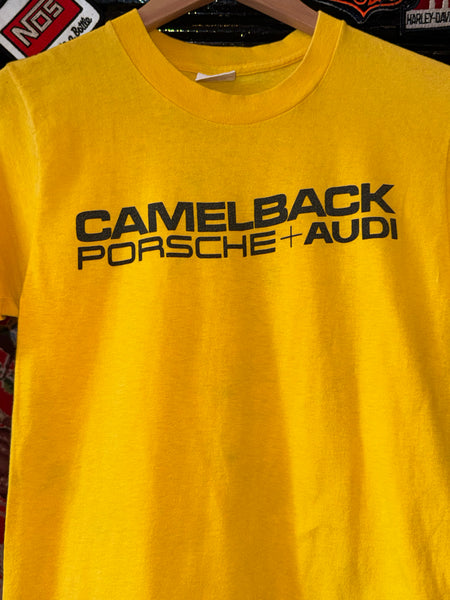 Vintage Camel Porsche Audi T-shirt (S)