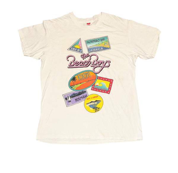 Vintage Beach Boys Postcards 1989 T-shirt (L)