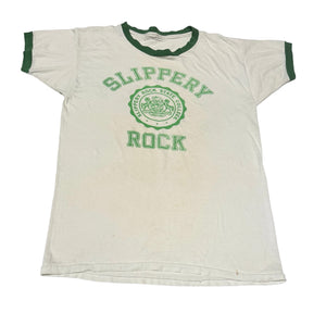 80s Slippery Rock Vintage Ringer T-shirt (S)