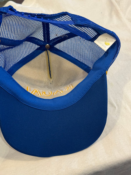 Vintage Blue Kuai Leafing Trucker Hat