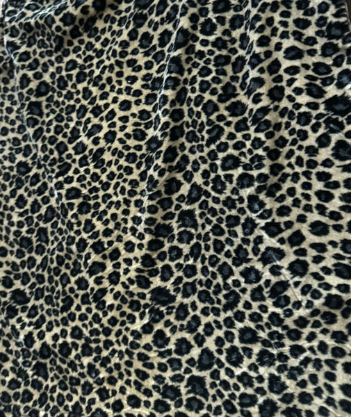 Vintage Velvet Leopard Singlet Top (S)