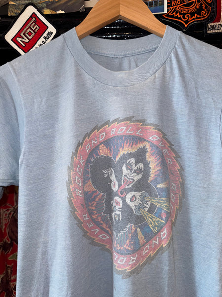 Vintage 80s KISS Bootleg T-shirt (XS/S)