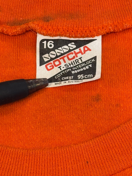 Vintage Orange Aus Hockey Champs 1978 Ringer T-shirt (XS/S)