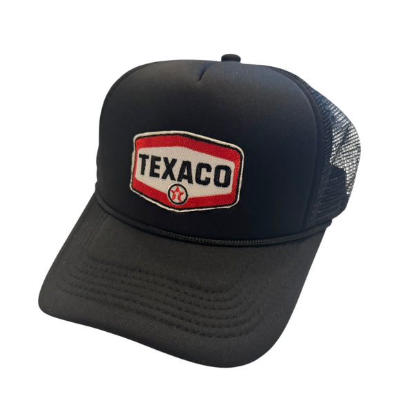 Texaco Black Trucker Hat