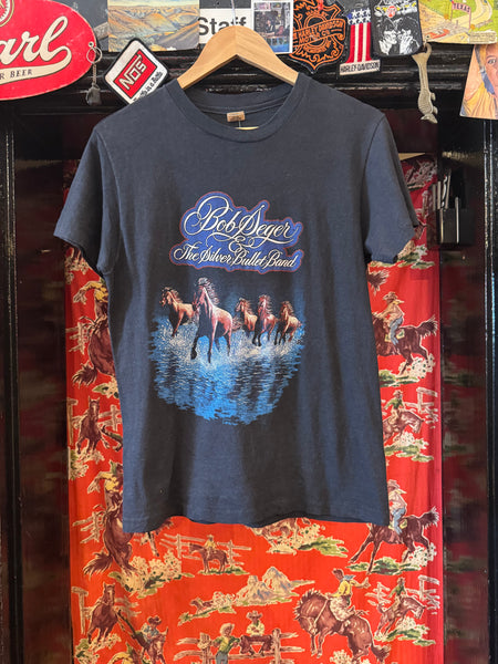 Vintage Bob Seger Horses - Silver Bullet Band T-shirt (S/M