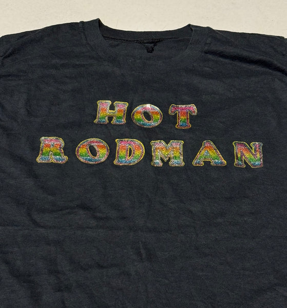 Vintage Glitter Hot Rodman T-shirt (L)