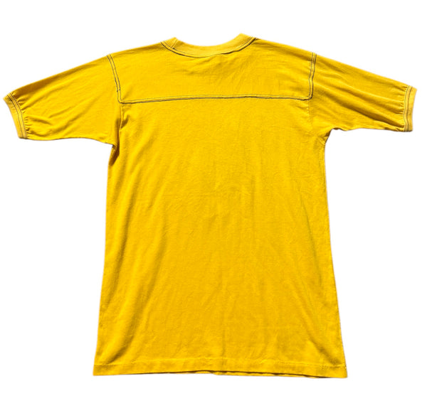 Vintage Yellow Captain Anchor Football T-shirt (L)