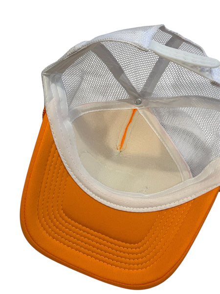Neon Orange Bud Light Trucker Hat