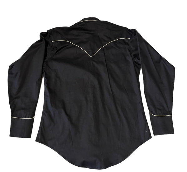 Rockmount Ranch Wear Western Shirt - Smile Pocket Black