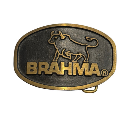 Vintage Belt Buckle - Brahma Bull