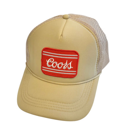 Beige Coors Trucker Hat