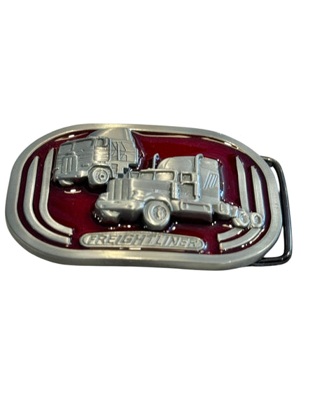 Red Freightliner Belt Buckle