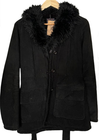 Vintage DKNY Suede Coat (XS)